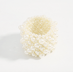 Vintage White Pearl Multi-Layer Bracelet